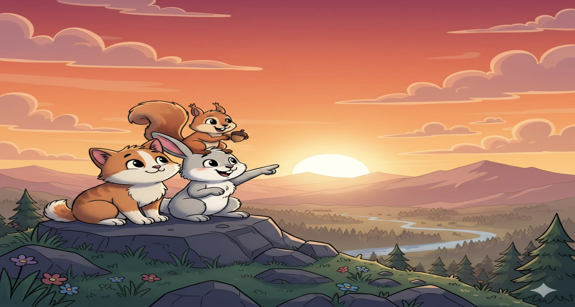 Persahabatan di Puncak Gunung