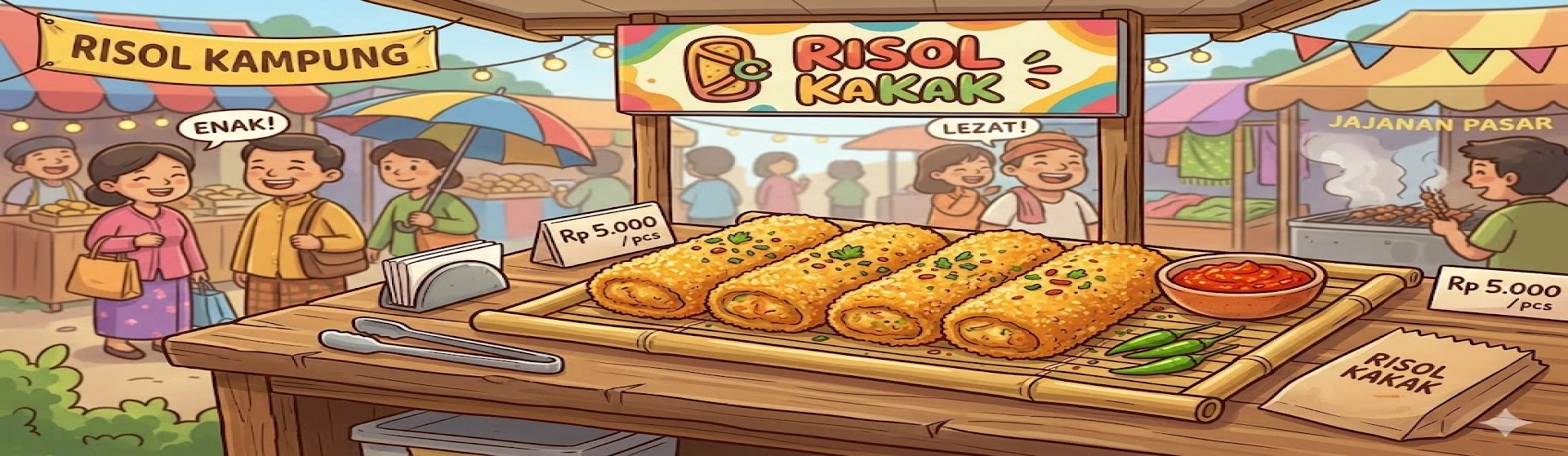 Lezatnya Risol untuk Berbuka